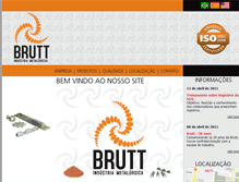Tablet Screenshot of brutt.com.br